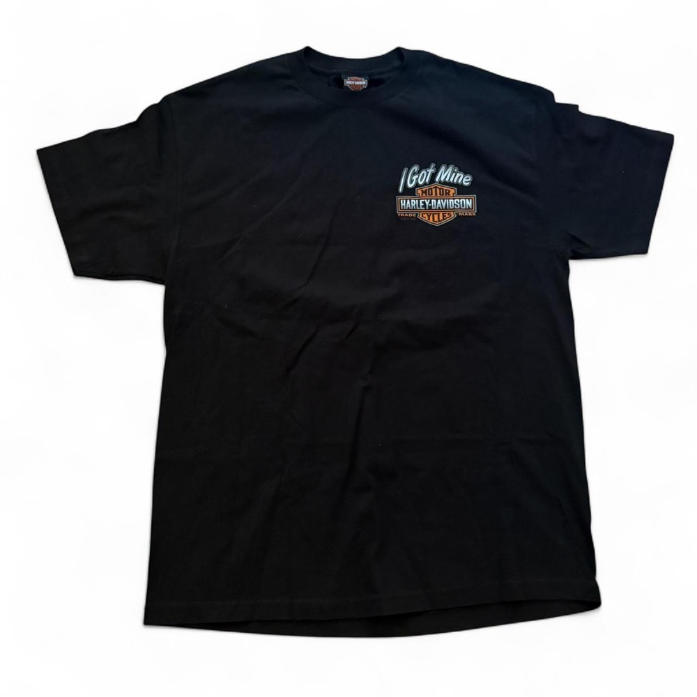 Harley-Davidson Old School Ellington CT Black Graphic T-Shirt XL